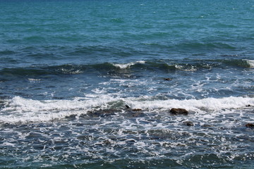 Fototapeta premium waves on the beach