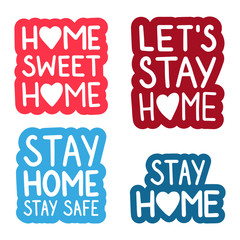 Set handwritten letters 