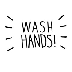 Wash hands antibacterial prevention. Hand sanitizer