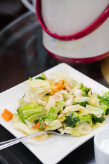 delicious Chinese sauteed mixed vegetables