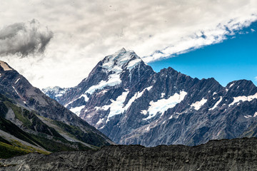 Mountain Landscape scene over New Zealand