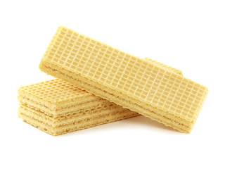 Wafers filled with white cream