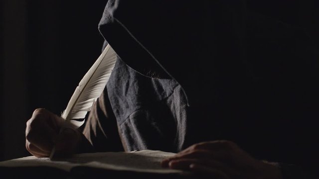 Dark Wizard is making notes
