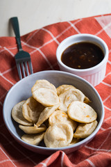 fish ball with sweetened soy garlic sauce
