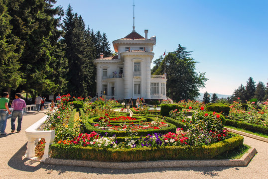 Trabzon, Turkey, 26 June 2008: Ataturk Pavilion. It was built in 1890 by Kapagiannidis.