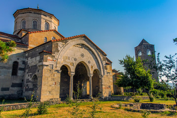 Trabzon, Turkey, 26 June 2008: Hagia Sophia Church. It was built in 1263 during the reign of Manuel...