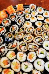 homemade sushi food