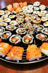 homemade sushi food