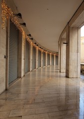 corridor in the old building