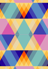 abstract geometric triangle background graphic for book cover, pattern, template or wallpaper