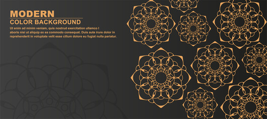 Luxury mandala background concept 