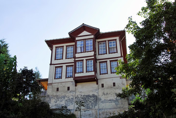 TRABZON, TURKEY - SEPTEMBER 24, 2009: Historical Mansion, Traditional Architecture. Surmene District