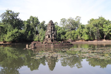 Temple Neak Pean à Angkor, Cambodge	