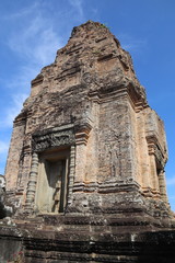 Temple Mebon oriental à Angkor, Cambodge	