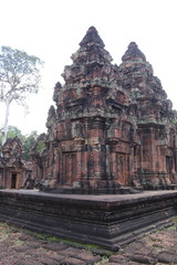 Temple Banteay Srei à Angkor, Cambodge