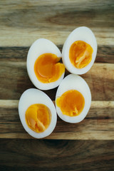 boiled eggs