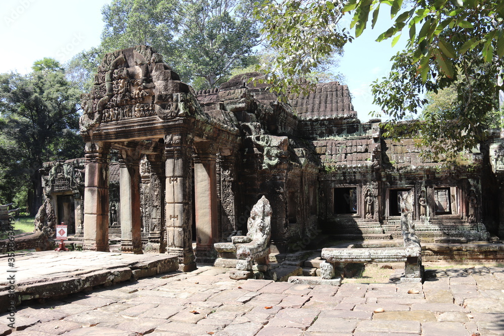 Wall mural Temple à Angkor, Cambodge