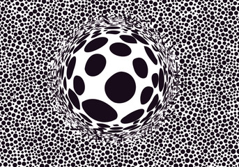 Halftone texture abstract black and white. Monochrome vintage background.Squares technology pattern.Design element for prints, web pages, template