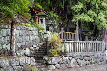 The peaceful and beautiful without people suburb of Japan