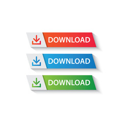 download button icon / download button for websites / applications