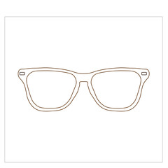 Fototapeta premium modern glasses. Illustrator for web and mobile design.