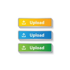 upload button icon / upload button for websites / applications