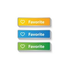 love button icon / favorite button for websites / applications