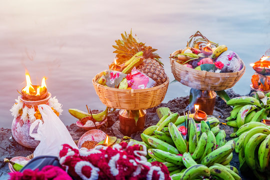 Offerings to God During Chhath Puja Festival