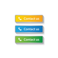 contact button icon / call button for websites / applications