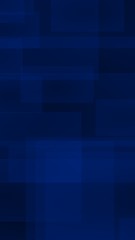 Dark blue background. Blue backdrop with transparent suares. Vertical orientation. 3D illustration