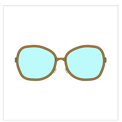 Fototapeta premium modern glasses. Illustrator for web and mobile design.