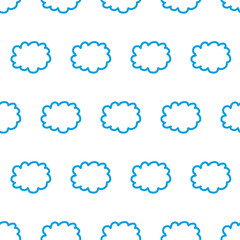 Pattern blue cloud illustration, summer days, cloudy	