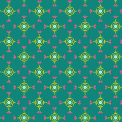 seamless pattern with flowers