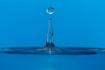 splash from a drop of water