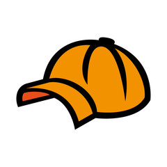 Orangenes Baseball Cap 