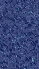 Fototapeta premium Graphic illustration - liquid pattern dark blue color. Modern abstract background. Design wallpaper. 3D illustration