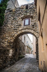 Street of the old town of Besalu