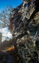 rocks in the mountains