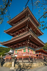 Three-Tiered Pagoda, Kiyomizudera, Kyoto, Japan