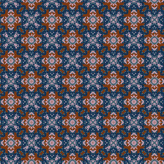 seamless pattern with flowers