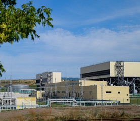 Fototapeta na wymiar Balaklava Thermal Power Plant. power station.