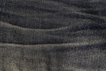 Close-up picture of old jeans fabric texture, jeans fabric pattern background