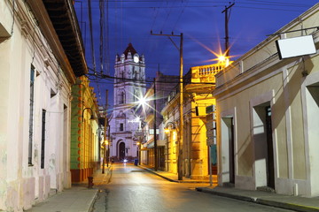 Camaguey at night, Cuba