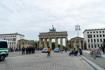 Demo in Berlin Berlin aufgrund von Corona auch bekannt als Covid-19. 