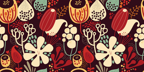 Flowers, plants and paisley cucumbers.