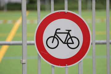 schild fahrad verbot