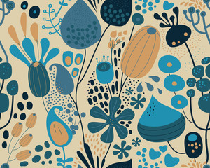 Flowers, plants and paisley cucumbers.