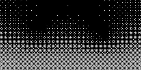 Abstract monochrome half-ton White and black texture with dot