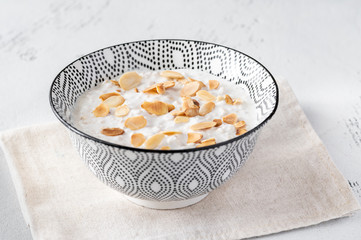 Bowl of Bircher muesli