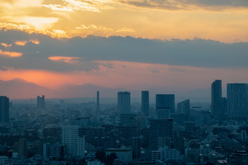 Fototapeta na wymiar 東京都心部の風景